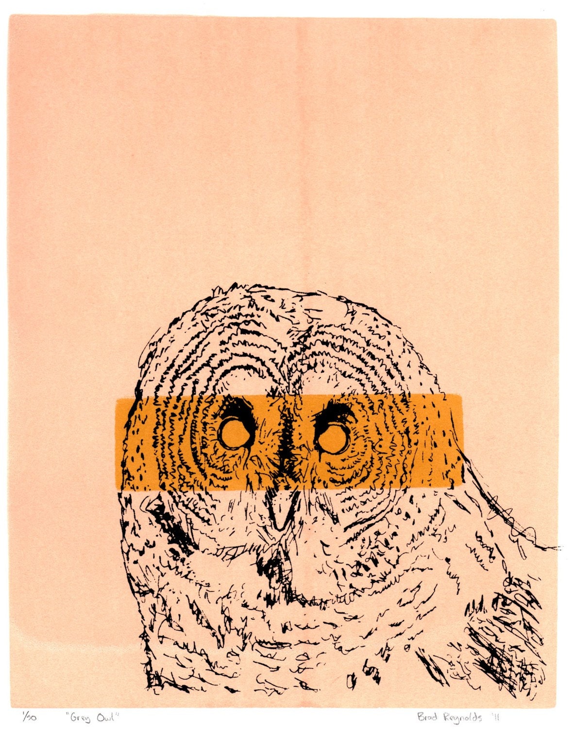 Grey Owl Print