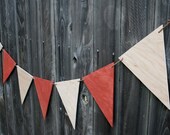 Plywood Pennants // Rust Red