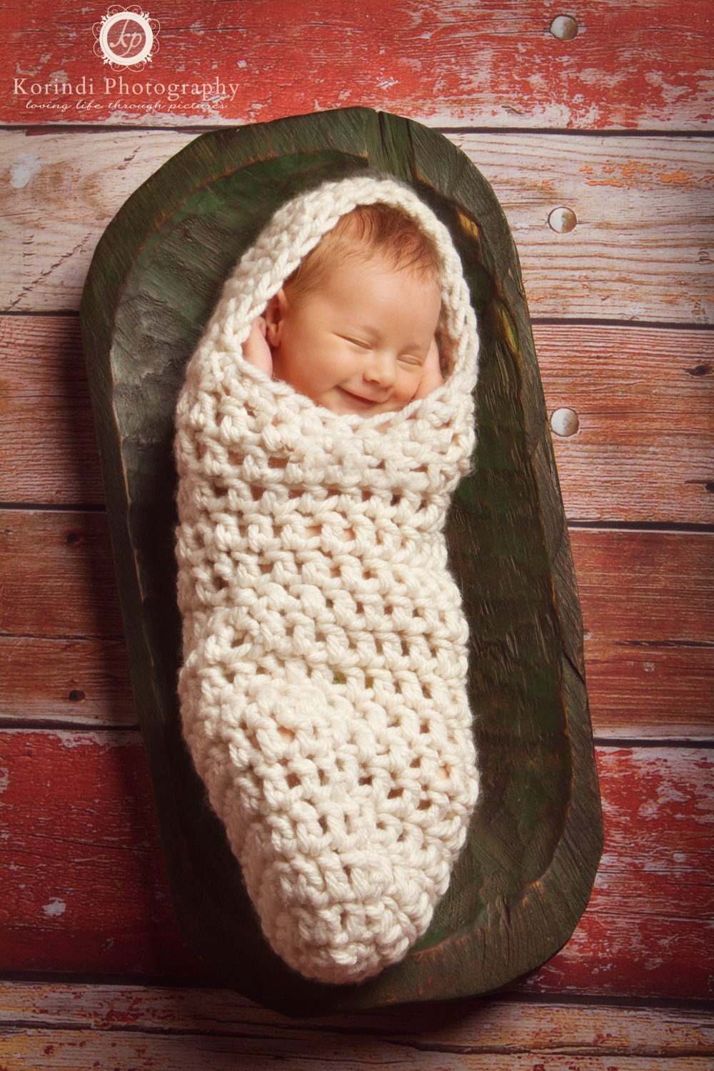 Cocoon newborn photography prop