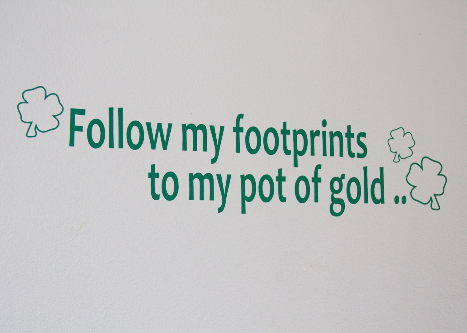 Saint Patrick's Day Party Activity- Treasure Hunt- Vinyl Wall Decals