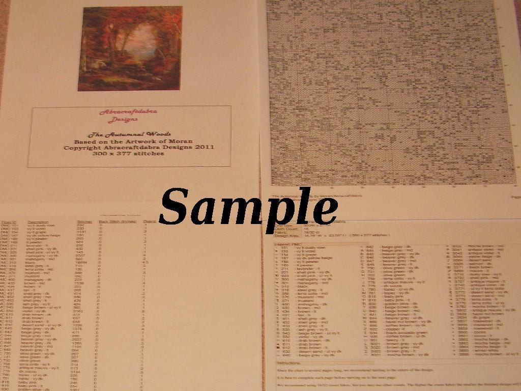 Halloween Cross Stitch Pattern PDF - The Curled Shoes Carnival - Witches Modern Cross Stitch Chart