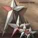 16x27 happy flowers primitive barn star