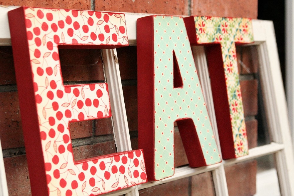 Eat Wall Letters