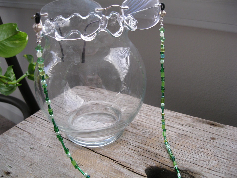 Kelly Green Eyeglass Chain