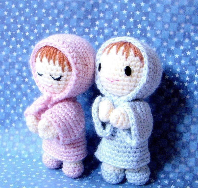 Amigurumi pattern -Say Prayers - Crochet Amigurumi  doll pattern / PDF