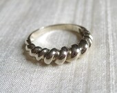 Twisted Ring 18k White Gold