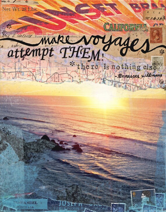 Make Voyages - 10 x 8 paper print
