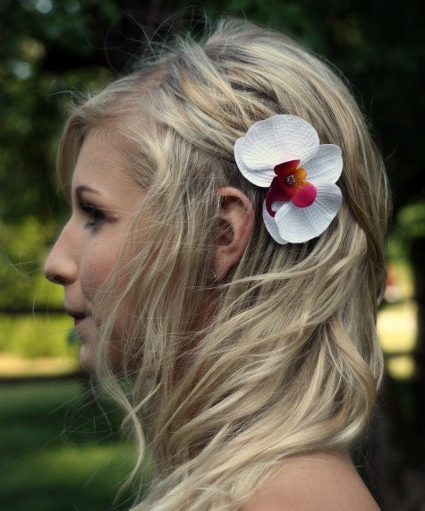 Cataleya Orchid Bloom Hair Flower, shoe clip or boutonniere