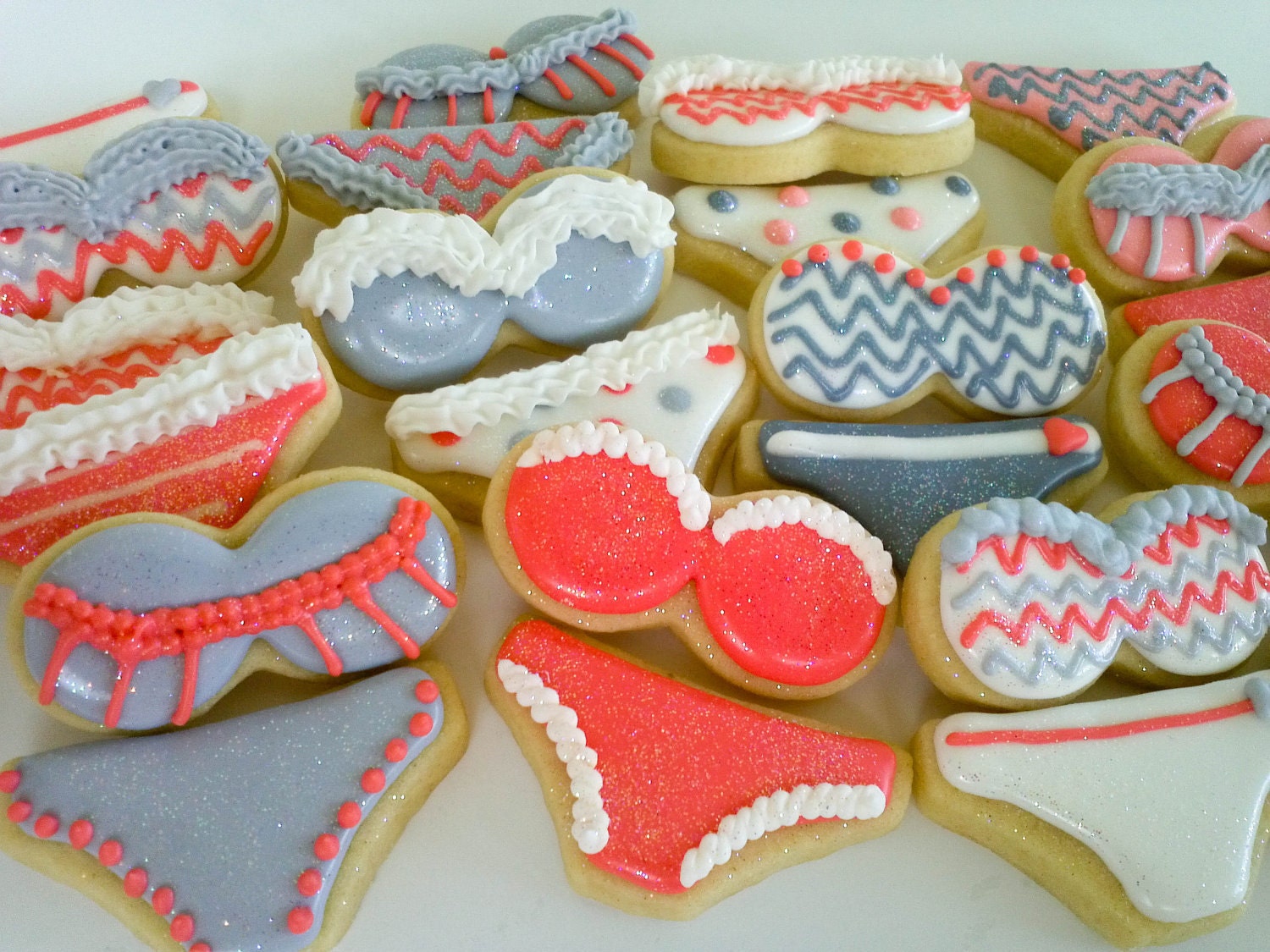Bra and Panties Mini Sugar Cookies - 2 Dozen