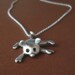 Baby Possum Necklace Mouse Necklace Sterling Silver Kids Teens Women Cute mom  for her spring