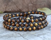 Tiger Eye Wrap Bracelet