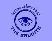 Divergent inspired Erudite Faction Tshirt  in your choice of colors