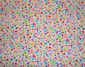 Red Rooster Fabrics Fun Rainbow Zoo Confetti Sprinkle Fabric.....1 Yard