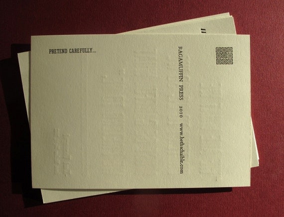 Vonnegut Postcard - We Are What We Pretend To Be