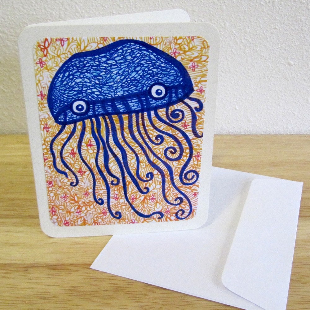 Jellyfish Greeting Card