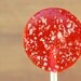 12 Sweetened Grapefruit Lollipops - Natural Flavor - hand poured, hard candy suckers in citrus pink