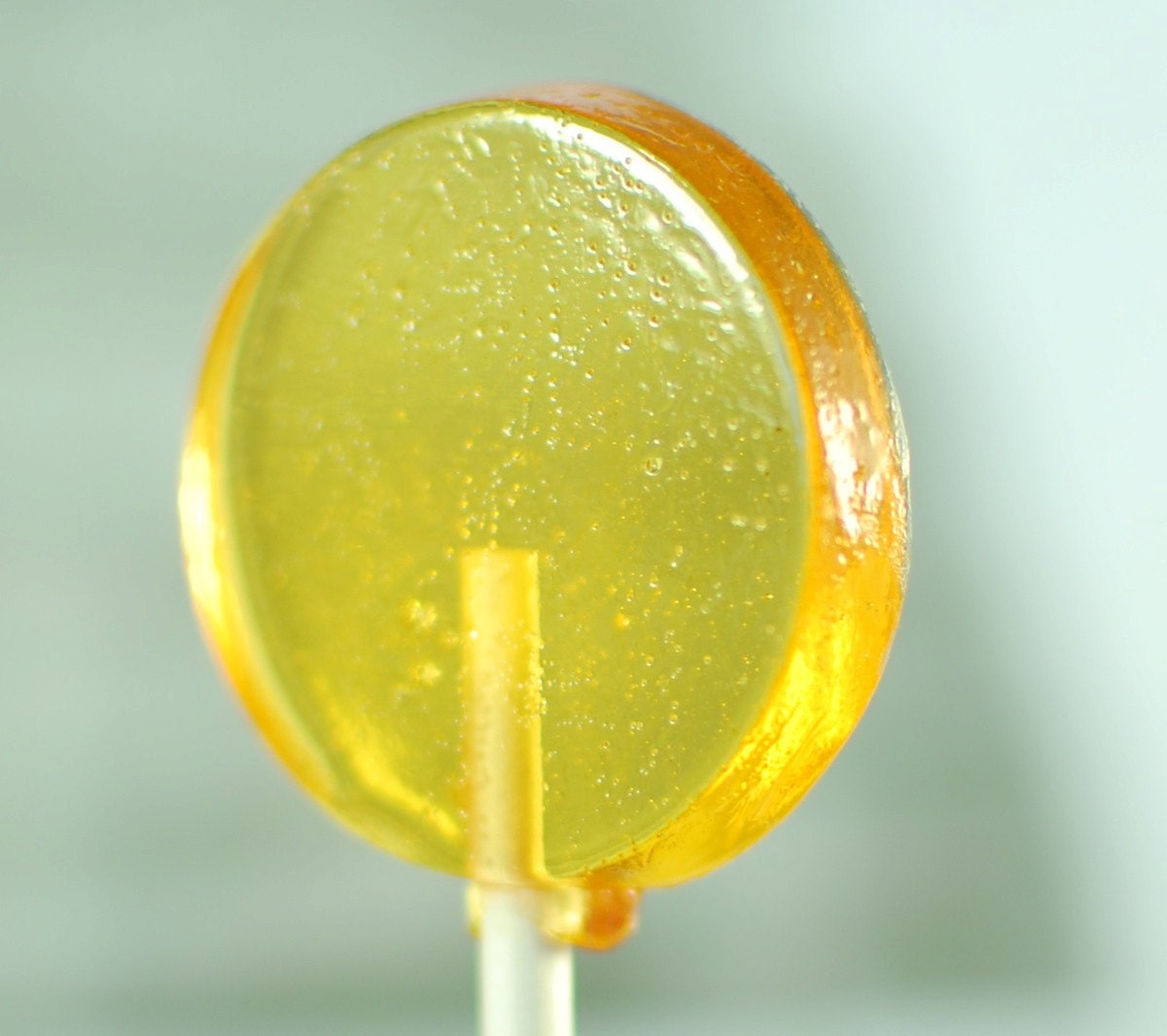 Discontinued: 12 Nutmeg Creme Lollipops - artisan hard candy suckers - harvest gold lollipops