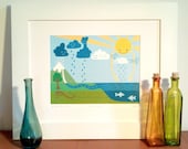 Water Cycle Print (Small)