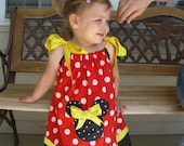 Minnie Mouse Classic Pillowcase Dress (extra for personalization)