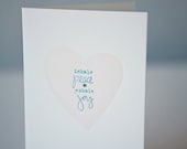 Joyful Heart Foundation cards "inhale peace exhale joy"