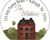 Home Sweet Home - Return Address Labels Stickers (Set of 24)