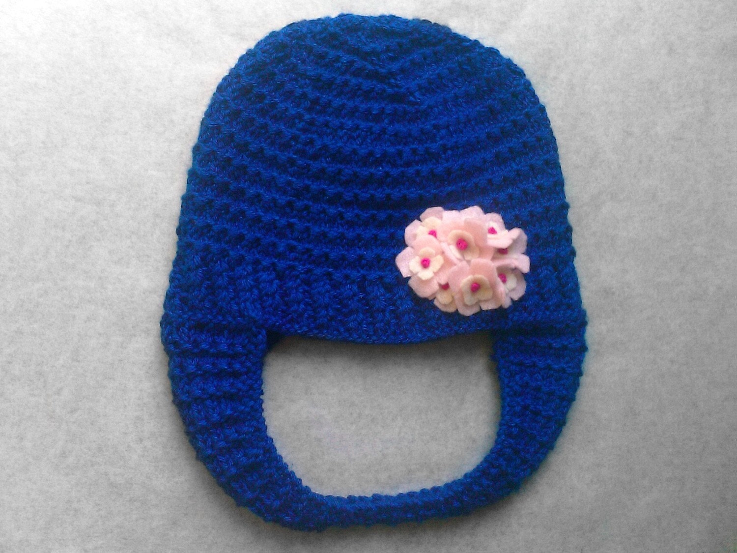 Blue Cherry Blossom Hood