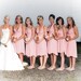 Custom order for Lily's bridal party - tea length convertible dress in Amethyst-Gloria