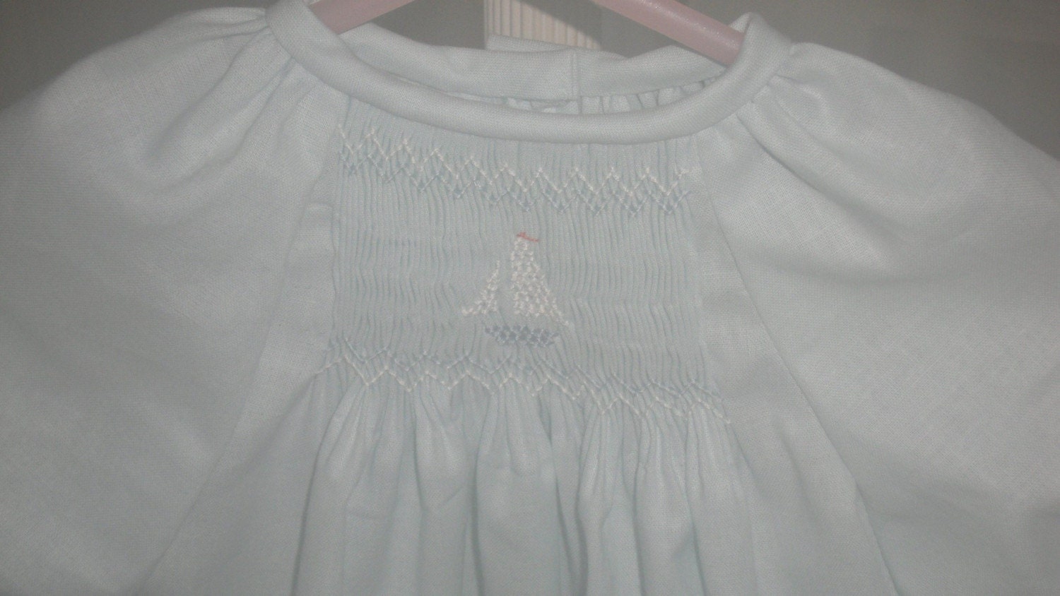 Sailboat Smocked Daygown
