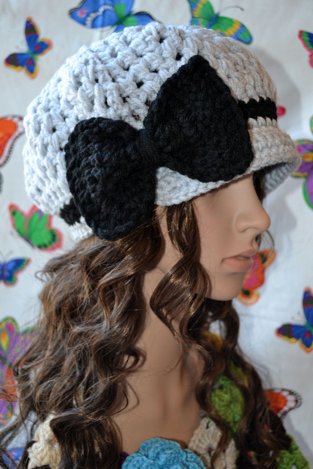 Orawan sweet bow cap hat A15