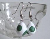 Green Yoshi Egg Earrings