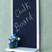 Chalkboard with Shelf Jar Vase and Key Hooks