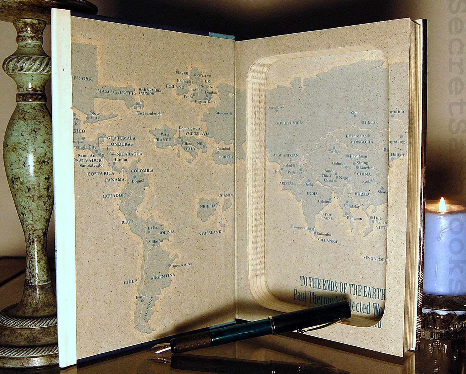 Hollow Book Safe (To the Ends of the Earth)