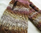 Painted Hills - Handspun, handknit mitts