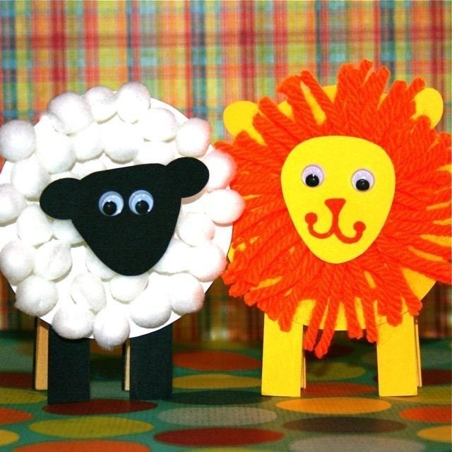 Lion and Lamb Note Holders Craft Kit