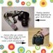 Camera Strap - Warm Dots - quick release - 52 inches