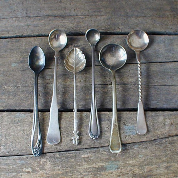 Vintage Condiment Spoons