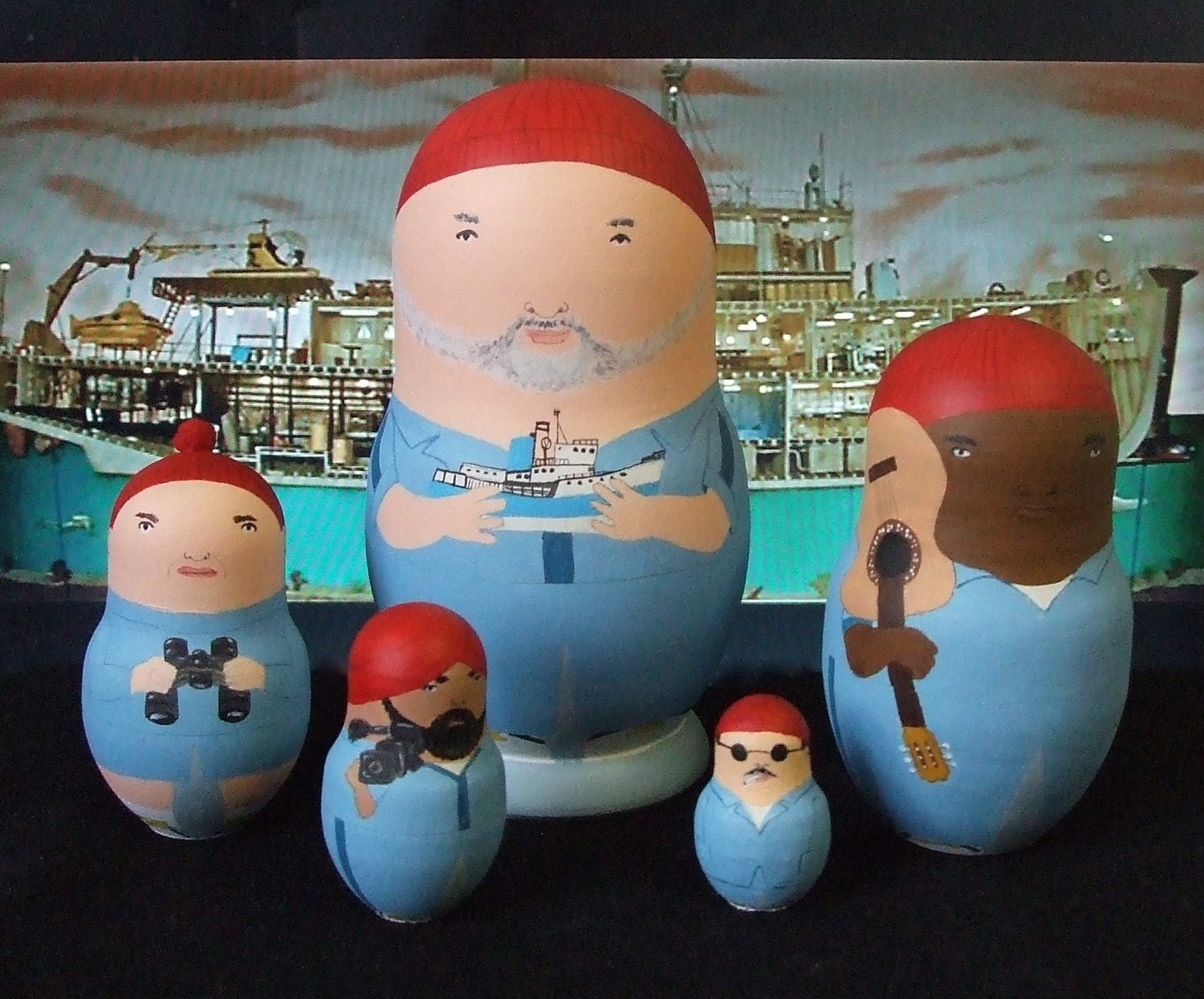 The Life Aquatic with Steve Zissou Matryoshka Dolls