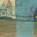 Fine Art Print of Original Encaustic Painting: a journey inward and across