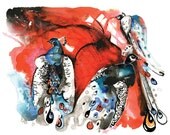 Peacocks (Fine Art Print)