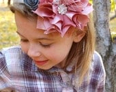 NO SEW Pouting Princess Fabric Flower PDF Tutorial With Headband Instructions/ Fabric Flower Tutorial/ Hair Bow/ Instructions/ Pattern