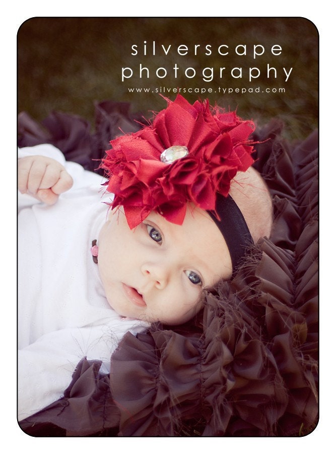 How To Make a NO Sew Fabric Flower PDF Tutorial Pattern "Pouting Princess" DIY