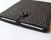 ipad 1 2  3 Case / Cover / Kindle DX / Brown Wool Tweed
