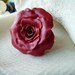 JESSICA RABBIT.  Large Delicious Cranberry Rose Cocktail Ring.