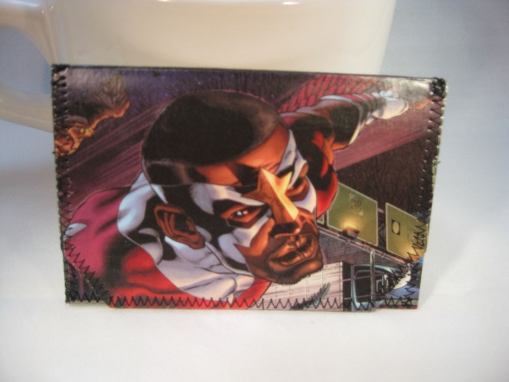 Recycled Comic ID,Bus or Metro Pass,Library Card Holder / Wallet