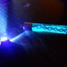 Glow in the Dark, UV Reactive Resident Evil Inspired Blue T Virus Capsule Pendant Necklace