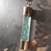 Resident Evil Green G-Vaccine Capsule Cosplay Necklace, Handblown Glass