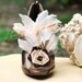 Feathered Shoe Clips. Beige Tan Ivory, Night Party Sexy Sophisticated, Autumn Fall Wedding Fashion Designer Inspired, Statement Gossip Girl