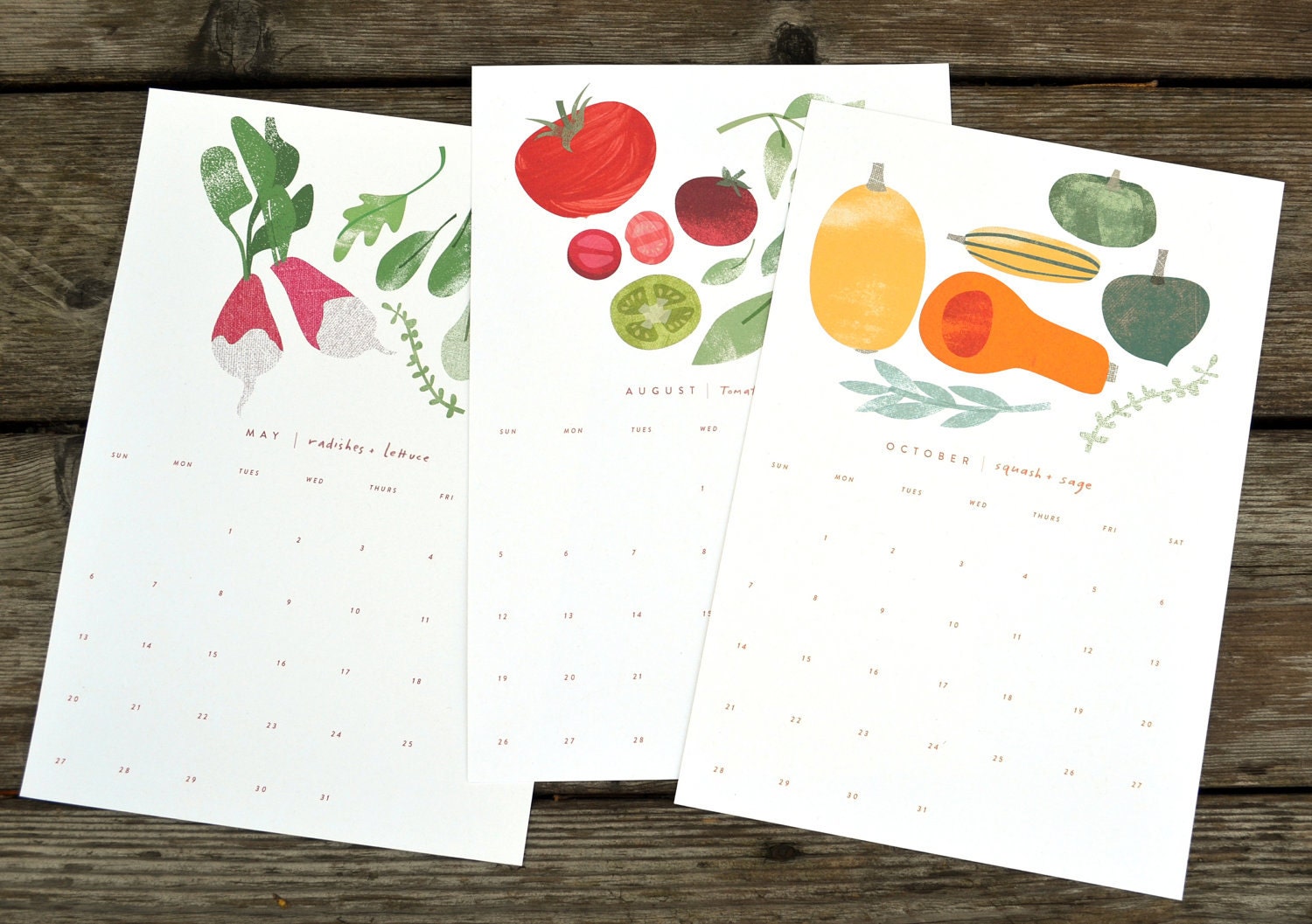 DUETS - 2012 market / garden calendar