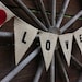 Love Photo Prop with red heart