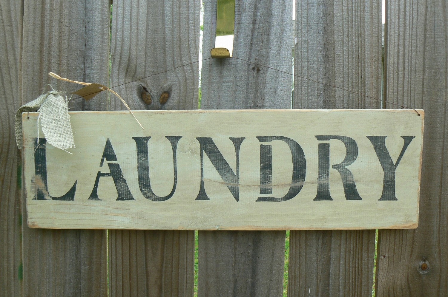 LAUNDRY primitive shabby sign for home